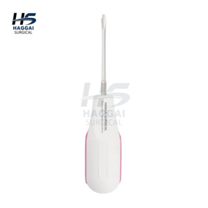 เครื่องมือถอนรากฟัน HAGGAI SURGICAL INTERNATIONAL แบบตรง ใบมีดคู่ ขนาด 5 มม. 3 มม. สีขาว แบบใช้มือ คลาส 1 รุ่น HS-RLE-DB-5-3 ซิลิโคน สำหรับงานทันตกรรม - Product Image 4