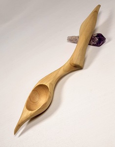 Cuchara de Té de Madera Premium, Cuchara para Café y Azúcar de Grado Alimenticio, Utensilio de Cocina Sostenible - Product Image 3