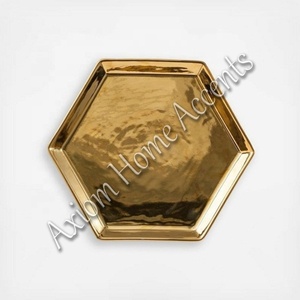 AXIOM ถาดทองเหลืองสำหรับตกแต่งบ้านดีไซน์ทันสมัยพร้อมอุปกรณ์ตกแต่งสวยงามสำหรับงานปาร์ตี้คริสต์มาส - Product Image 6