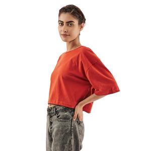 Camiseta Oversize para Mujer, Estilo Casual Holgado, Ropa Urbana, Top de Moda de Verano, Logotipo Personalizado, Venta al Por Mayor - Product Image 2