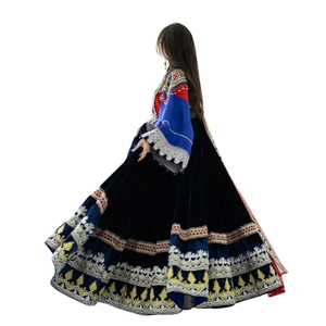 Nouvelles Robes Afghanes en Dentelle pour Femmes, Longueur Ras du Sol, en Satin Écologique, Vente en Gros, Prêtes à Porter, Tenues de Soirée, Robe Afghane Kuchi - Product Image 4