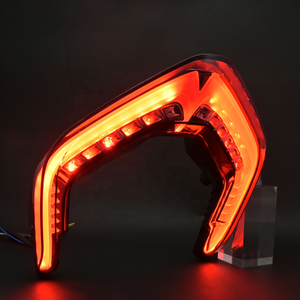 Feu arrière LED de moto Panigale Streetfighter V4 V4S V2 SP2 E-Mark avec clignotants intégrés et feux de freinage fumés - Product Image 5