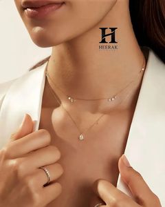 Collar de Diamantes Flotantes Invisibles para Mujer, Gargantilla de Hilo Transparente, Collar Solitario con una Sola Piedra, Collar de Diamantes de Laboratorio - Product Image 5