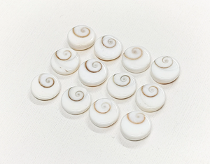 Cabochons en coquille d'œil de Shiva de qualité AAA, forme ronde, pierres précieuses naturelles, 10 mm, pierres précieuses en coquille de cristal de guérison pour la fabrication de bijoux - Product Image 3