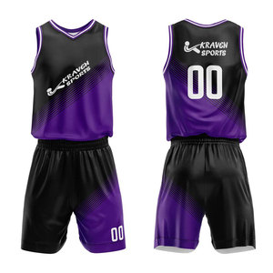 Ensemble maillot et short de basketball personnalisés, écologiques, respirants, sans manches, haute qualité, design personnalisé - Product Image 1