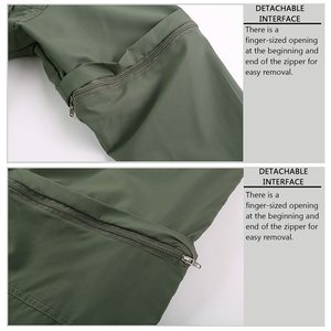 Pantalones de trabajo resistentes a desgarros con múltiples bolsillos, pantalones reflectantes para senderismo, pantalones de senderismo personalizados para hombre. - Product Image 5
