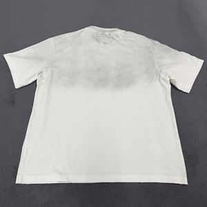T-shirt pour homme en coton blanc à col rond et manches courtes, coupe classique, couleur unie, jersey tricoté, design simple - Product Image 4