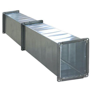 Conduit d'air HVAC rectangulaire préfabriqué en acier galvanisé, conduit de ventilation en acier galvanisé - Product Image 3