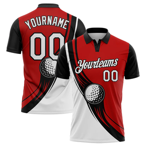 Camisa de Golf de Manga Corta con Estampado Digital para Hombre, de Alta Calidad OEM, Secado Rápido, Transpirable, 140g, Poliéster, Cierre de Botones, Estilo Casual Deportivo - Product Image 6