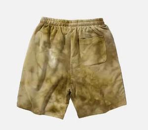 Shorts de mezclilla para hombre con estampado geométrico, estilo streetwear, cómodos y casuales. - Product Image 2