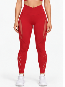 <b>Women</b> Gym <b>Leggings</b> High Waist <b>Compression</b> Squat Proof Workout Yoga Pants Quick Dry Moisture Wicking Seamless Stretch Factory - Product Image 6