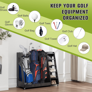 Porta Sacche da Golf in Legno Grigio per Organizzazione ed Esposizione - Product Image 5