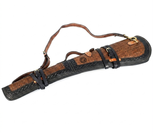 Hunting Leather Durable Equipment Shooting <b>gun</b> <b>case</b> cover Bag Carry Shooting Premium Quality Repellent Leather SHOOTING <b>CASE</b> - Product Image 2