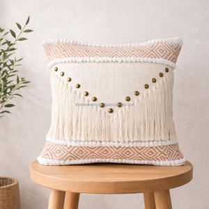 <b>Cushions</b> Bohemian Pillows Quick Dry Farmhouse Summer Pillow Covers Washable Boho Chic Sofa <b>Cushion</b> <b>from</b> <b>India</b> - Product Image 2