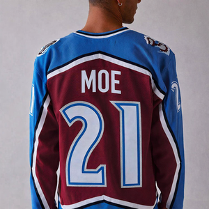 Camiseta de fútbol americano de poliéster de malla de 220 g/m² con diseño de sublimación personalizado, estilo streetwear, hombros caídos y corte holgado, venta al por mayor OEM. - Product Image 2