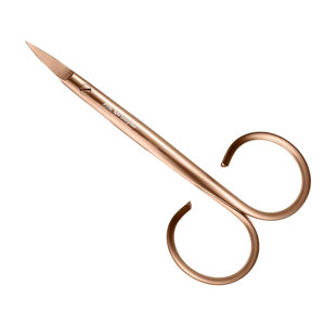 Tijeras para Uñas Rojas y Doradas de Precisión, para Manicura, Cutículas, Cejas, Belleza Profesional, Clásicas, de Acero Inoxidable, Cuadradas - Product Image 4