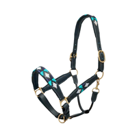Licou de polo en cuir d'Argentine solide et réglable en cuir et nylon licou de cheval durable et saisonnier conceptions personnalisées