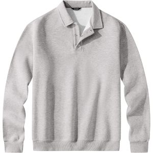 Camisas Polo Casuales de Algodón para Hombre, Personalizadas, de Manga Larga, con Cuello de Botones, Talla XL, Antiarrugas y Antiencogimiento - Product Image 6