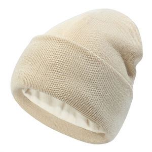 Fashionable Unisex Autumn <b>Winter</b> Soft Warm Acrylic Knitted Beanie <b>Cap</b> Solid Color Adjustable Casual <b>for</b> <b>Men</b> Women - Product Image 4