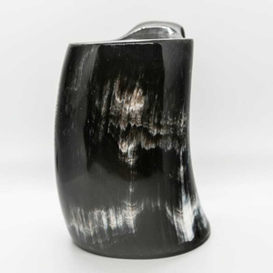 Mug en corne de buffle fait main, forme naturelle, durable, style antique, décoration d'intérieur, cadeau, vente en gros, original, poli - Product Image 4