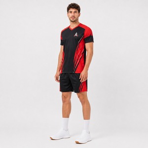 Premium Quality Solid Color <b>Men</b> Volleyball Uniform Breathable Sports Wear Low MOQ In Stock Volleyball Uniform Hot Selling - Product Image 5