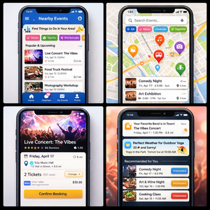 Développement d'applications de recherche d'événements locaux intelligentes pour Android et iOS, service logiciel mobile pour une plateforme de découverte d'événements en temps réel - Product Image 2