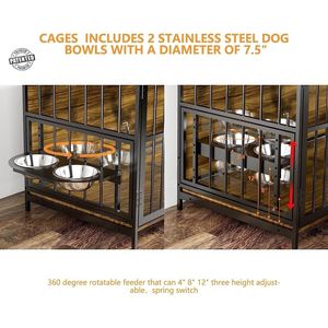 Gabbia per Cani Super Resistente da Interno, 41 Pollici, per Cani di Taglia Grande, Mobili e Casette per Animali Domestici - Product Image 6