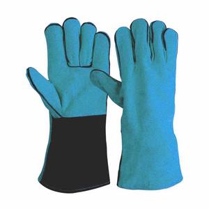 Guantes de Soldadura de Cuero Vacuno de Primera Calidad, Resistentes al Fuego, para Trabajo Pesado, Bomberos, Parrilla y Barbacoa - Product Image 2