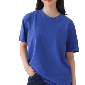 Hot Selling High Quality Acid <b>Washed</b> T-Shirt Women Summer Casual Vintage Streetwear 100% Cotton Eco-Friendly Breathable - Product Image 2
