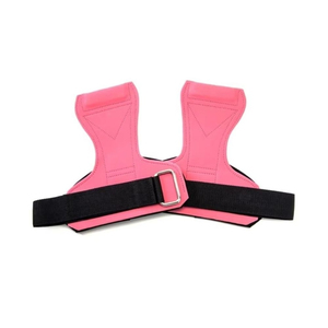 Guantes de Neopreno Rosa sin Dedos con Correa Ajustable para la Muñeca para Ejercicio, Guantes de Alta Calidad con OEM - Product Image 4