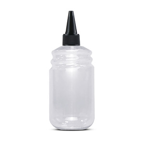 Leakproof <b>Cap</b> Design Eco Friendly BPA Free Silk Screen Cosmetic Wholesale PET <b>Plastic</b> Round 250ML Thread Bottle Custom Packaging - Product Image 3