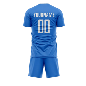 Breathable Soccer Ball Uniform Premium Athletic Football Jersey and Shorts Set for Professional Amateur Club Sports - Product Image 2