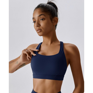High Quality Custom Logo Front Backless Women Sports Bra Lightweight Quick Dry High Support Running Workout Yoga Sports Bra OEM - Product Image 1