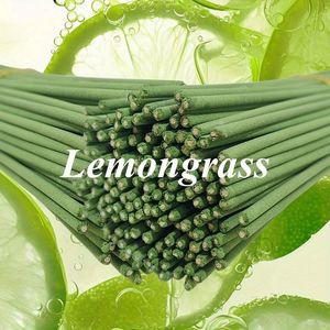 100Pcs 22cm Lemongrass <b>Incense</b> Sticks Outdoor Camping Aroma Bamboo <b>Incense</b> <b>Holders</b> for Home <b>Aromatherapy</b> <b>Diffuser</b> - Product Image 3