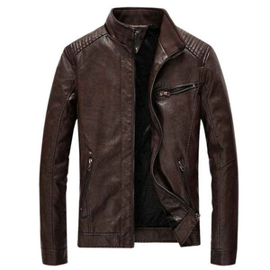 Chaqueta de Cuero Genuino para Hombre, Nueva Moda 2026, Impermeable, Resistente al Viento, Transpirable, Reversible, Estilo Urbano, Alta Calidad - Product Image 3