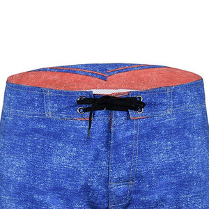 Shorts de bain pour hommes OEM personnalisés de haute qualité, taille XS, 100 % polyester, impression par sublimation sur toile, anti-plis, séchage rapide, collection 2025 - Product Image 3