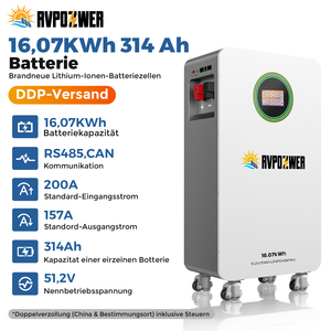 แบตเตอรี่สำรองพลังงานบ้าน 16kWh LiFePO4 51.2V 314Ah สำหรับสำรองไฟบ้าน พร้อมระบบ BMS และรับประกัน 10 ปี - Product Image 3