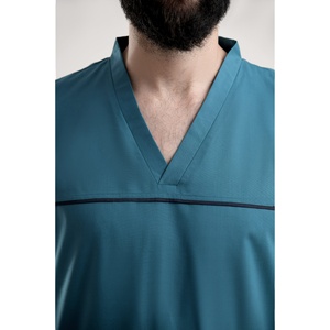 Uniforme Médico para Hombre, Conjunto de Parte Superior e Inferior, Algodón Premium, Cómodo y Transpirable, Uniforme de Trabajo para Hospital - Product Image 5
