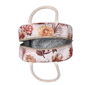 Sac isotherme moderne pour aliments, en polyester, avec deux poches et porte-bouteille, idéal pour les voyages, le bureau et l'école - Product Image 3