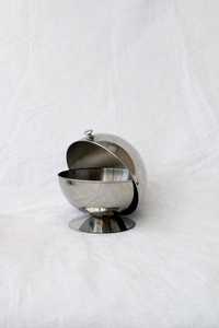 Azucarero Clásico de Metal con Tapa, Recipiente Multiusos para Azúcar para la Mesa del Comedor - Product Image 2