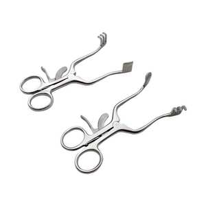 Retractor multiganchos de tres dientes con deflector, instrumentos quirúrgicos ortopédicos, herramienta de acero inoxidable para cirugía ósea - Product Image 2