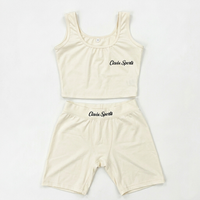 Ensemble de sport deux pièces pour femme, haute élasticité, pour la course et le yoga, personnalisable avec logo, écologique et sans couture, vente en gros OEM