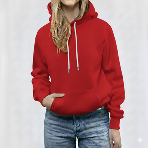 Sudadera con Capucha Extra Grande para Mujer, Informal, de Felpa Suave, de Alta Calidad, OEM, Estilo Urbano, con Logotipo Frontal - Product Image 1