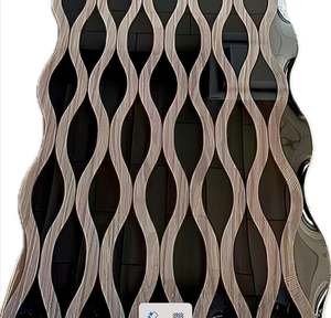 Panneaux acoustiques muraux en bois massif écologiques à réduction de bruit - Isolation acoustique élevée imperméable, réduction de bruit de 80%, design moderne - Product Image 1