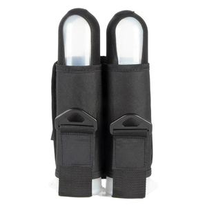 Arnés de paintball Visible Impact Game Face 2 Pod, negro, ligero y ajustable, para torneos. - Product Image 1