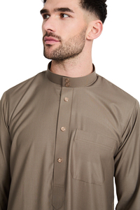 Custom <b>Men's</b> Jubbah Thobes In High Quality Traditional Muslim Islamic Eid Prayer Wedding Wear Clothing Juba <b>Thobe</b> For <b>Men</b> - Product Image 4