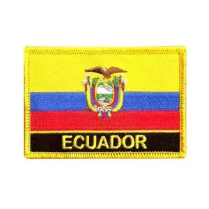 Parches Personalizados Bordados de Bandera de Estados Unidos con Gancho y Bucle, para Coser o Termoadhesivos, con Logotipo para Brazalete - Product Image 2
