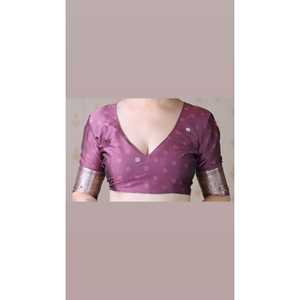 Sari de Seda Suave Rosa Coral Banarasi Jaal Meenakari Zari Tejido a Mano con Elegante Diseño Indio de Elite Weaves 650g - Product Image 6