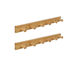 Finest Quality Solid Wood Rails Top Sale Customized Wood Clothes Railing Hanger 2 Pieces In Different Sizes With Amazing Price - Product Image 1