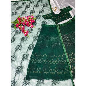 Lehenga Choli con Bordado Elegante para Fiestas y Actuaciones - Product Image 5